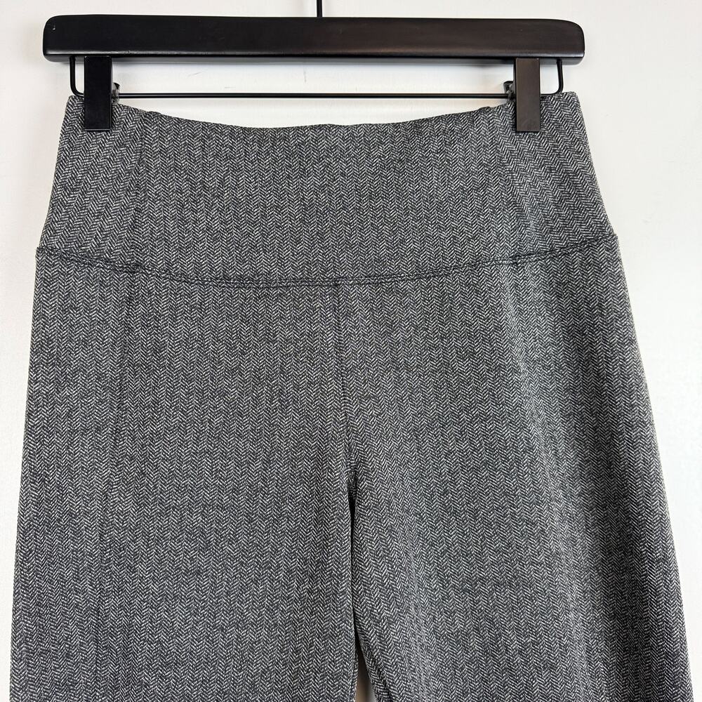 Athleta Delancey Herringbone Tight Leggings Black Gray - M - Picture 2 of 8
